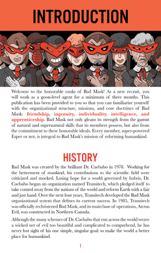 Illustration for article titled Jon Chad’s Bad Mask takes a kid-friendly approach to the comic book box set